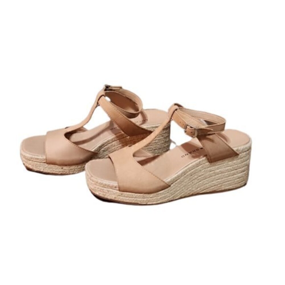 Lucky Brand Tan Espadrille Platform Sandals